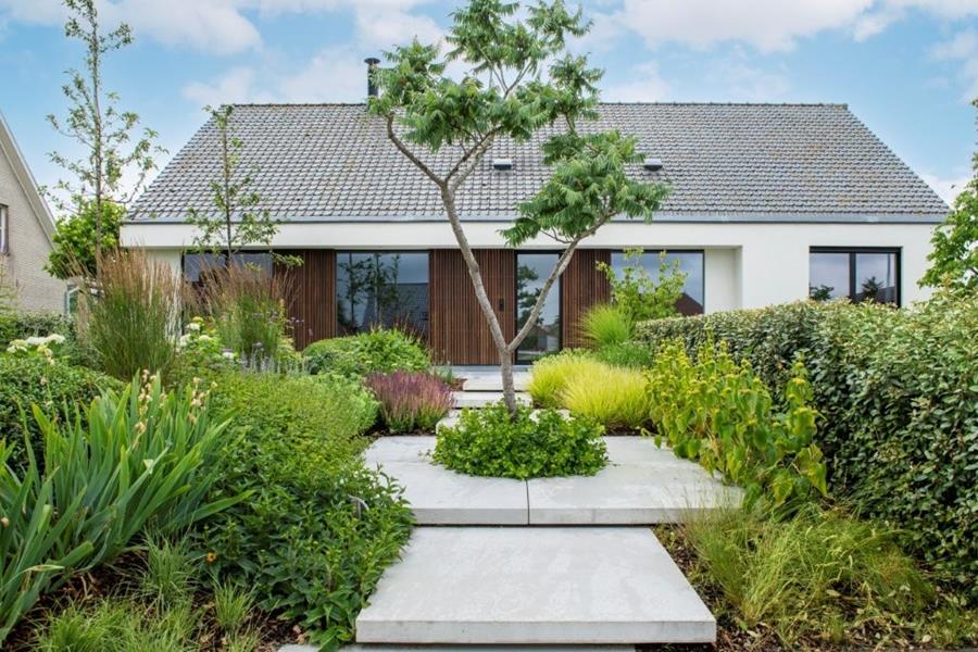 Soenens Christoph - Jardin d'entrée accueillant au look moderne à Ingelmunster