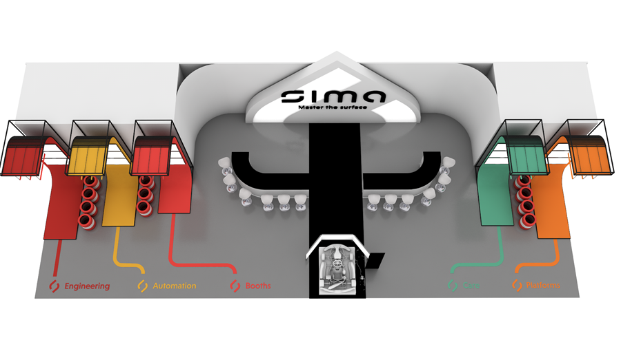 Sima zet zijn nieuwe merkidentiteit in de verf op AutoTechnica