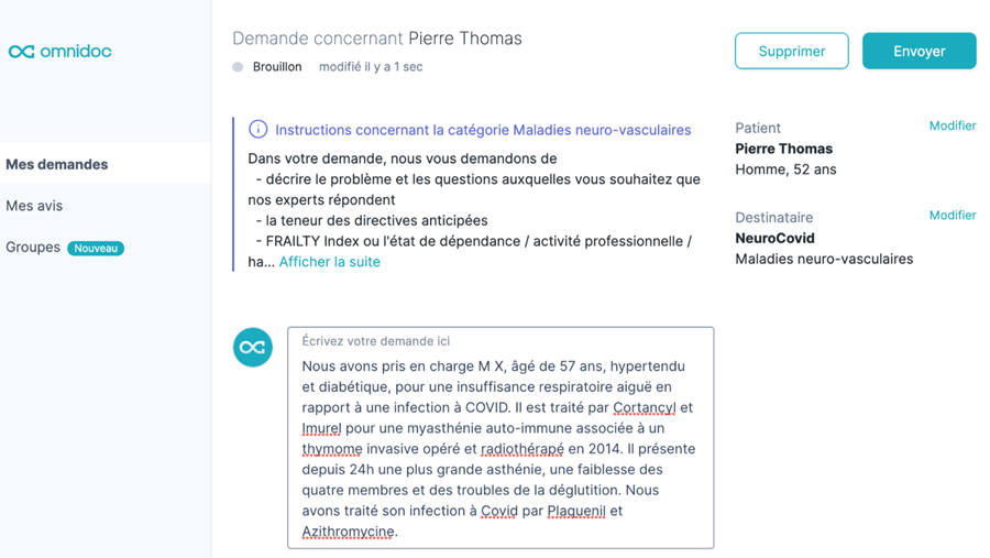 Plateforme sécurisée pour échanger des expertises médicales: comment ça marche, concrètement?