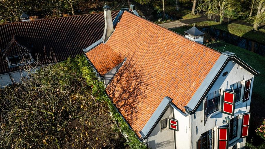 Rénovation authentique de la toiture au Landgoed Land van Belofte